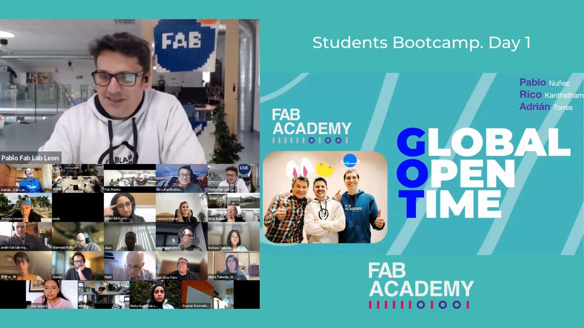 Bootcamp de estudiantes del Fab Academy
