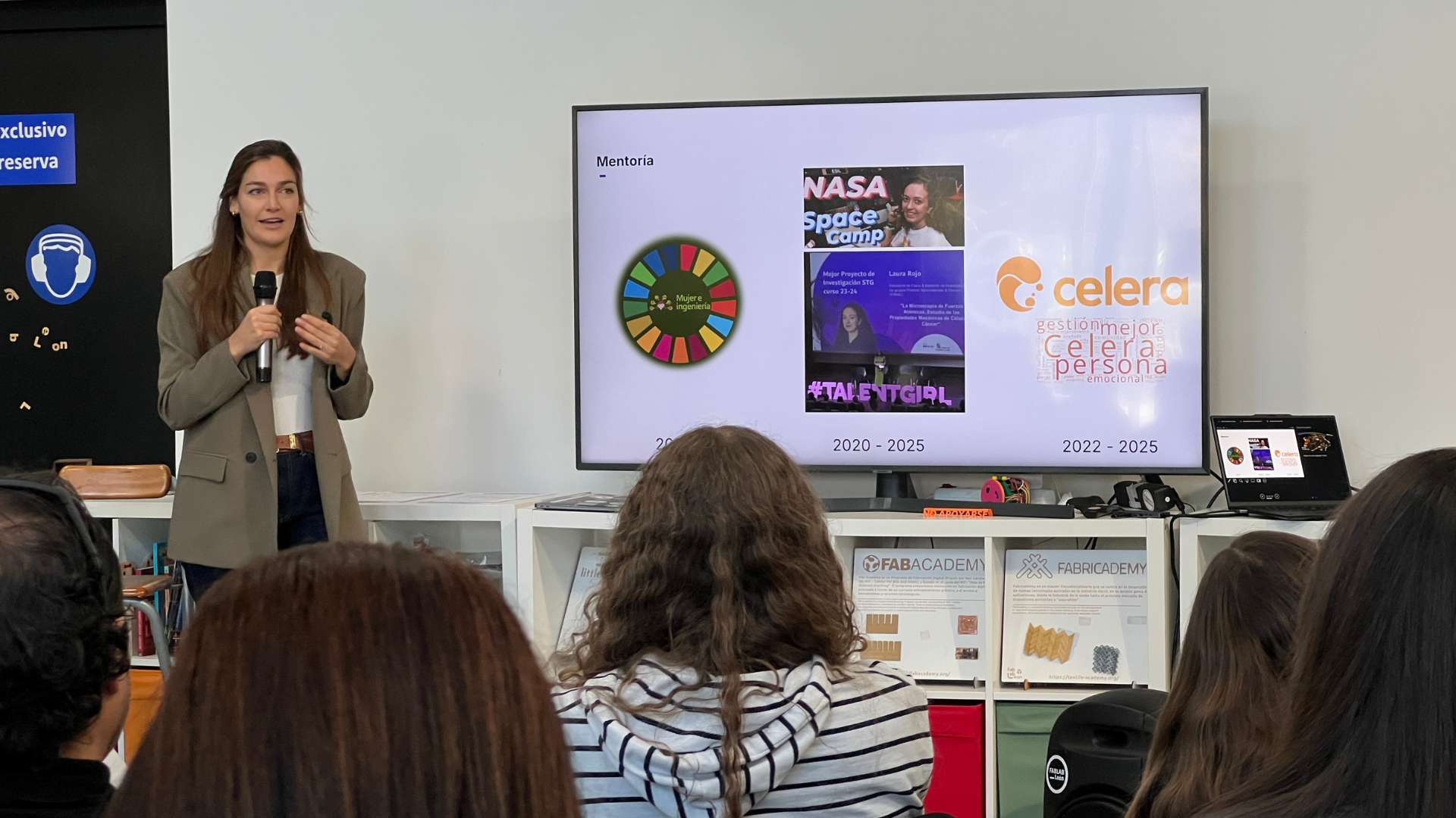 Laura Gonzalez Llamazares durante MentHer Laura Gonzalez Llamazares durante MentHer