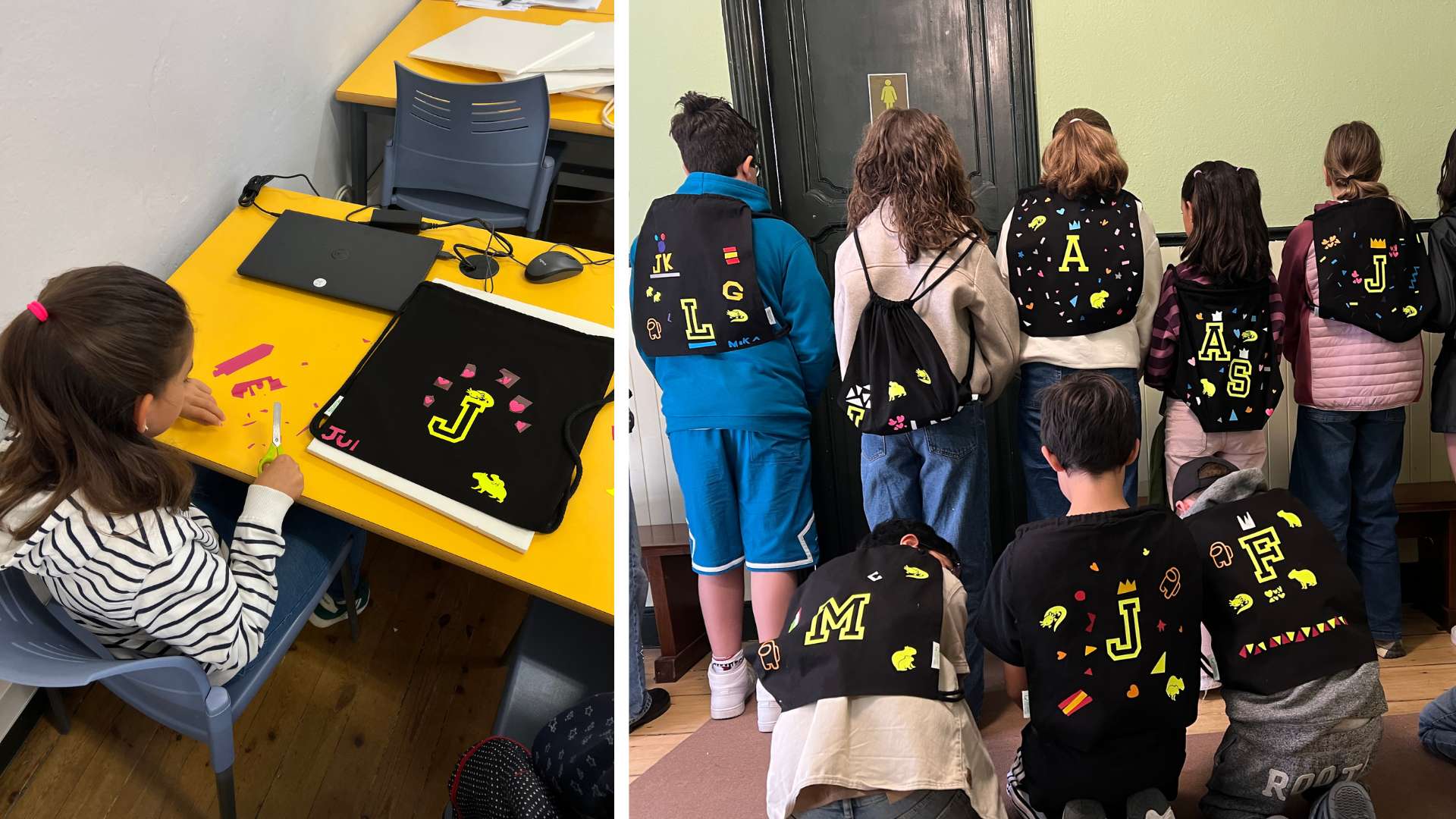 Taller mochilas en Sierra Pambley